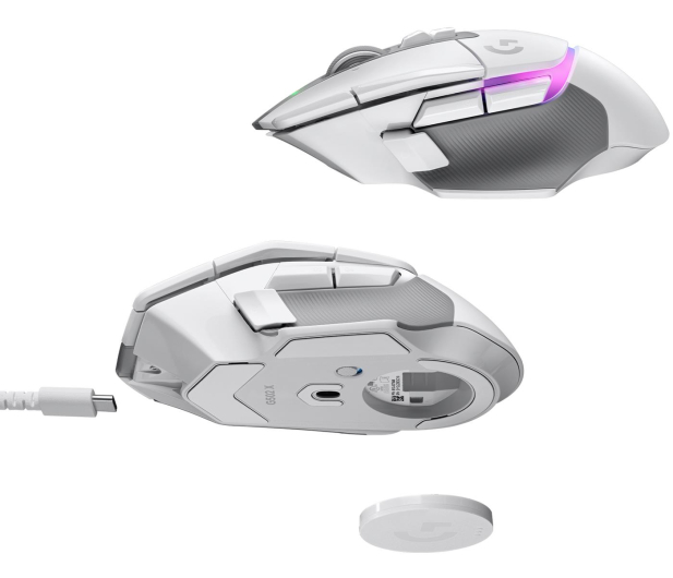 LOGITECH G502 X PLUS Biała - 1066486 - zdjęcie 5